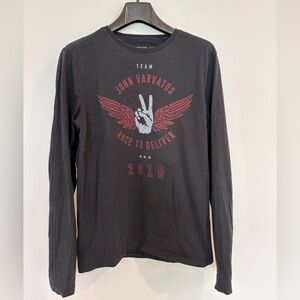 “2018 Team John Varvatos Race to Deliver” Promo Long Sleeve Tee